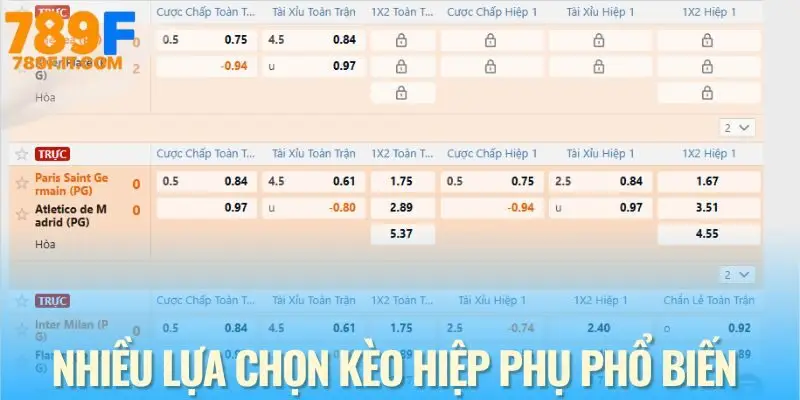 Danh sách kèo hiệp phụ phổ biến mà bet thủ nên biết